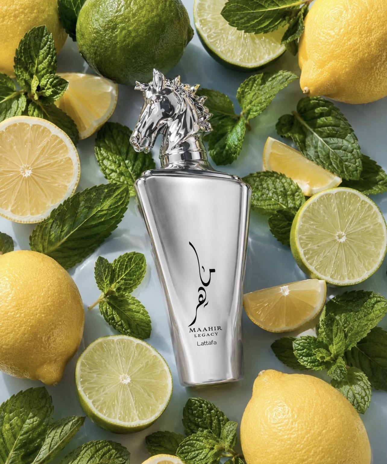 عطرادکلن ماهر نقره ای لطافه حجم ۱۰۰ میل ارسال رایگان
