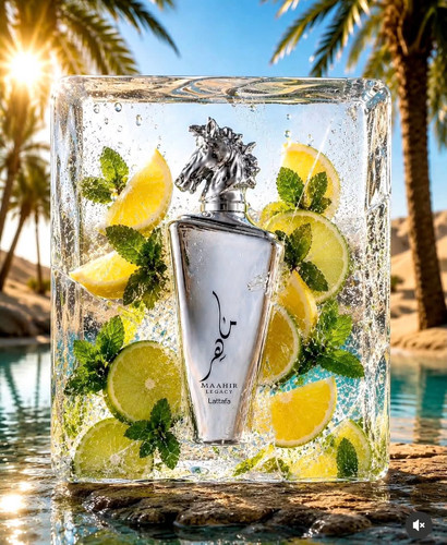 عطر ادکلن ماهر نقره ای لطافه Lattafa Maahir Legacy حجم ۱۰۰ میل