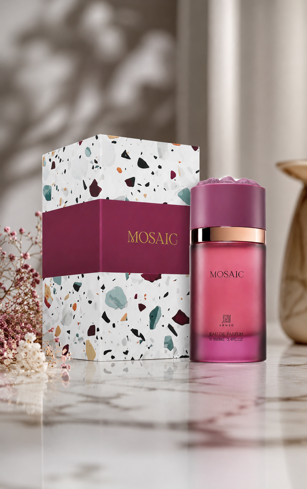 ادکلن موزاییک احمد المغربی | Ahmed Al Maghribi Mosaic | 100ml EDP  یه ترکیب وسوسه‌انگیز از قهوه، کاکائو، وانیل
